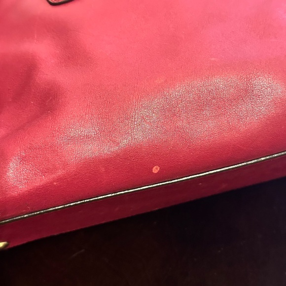 Coach Chelsea Legacy Dark raspberry leather satchel carryall 25359 Shoulder bag - Picture 7 of 12